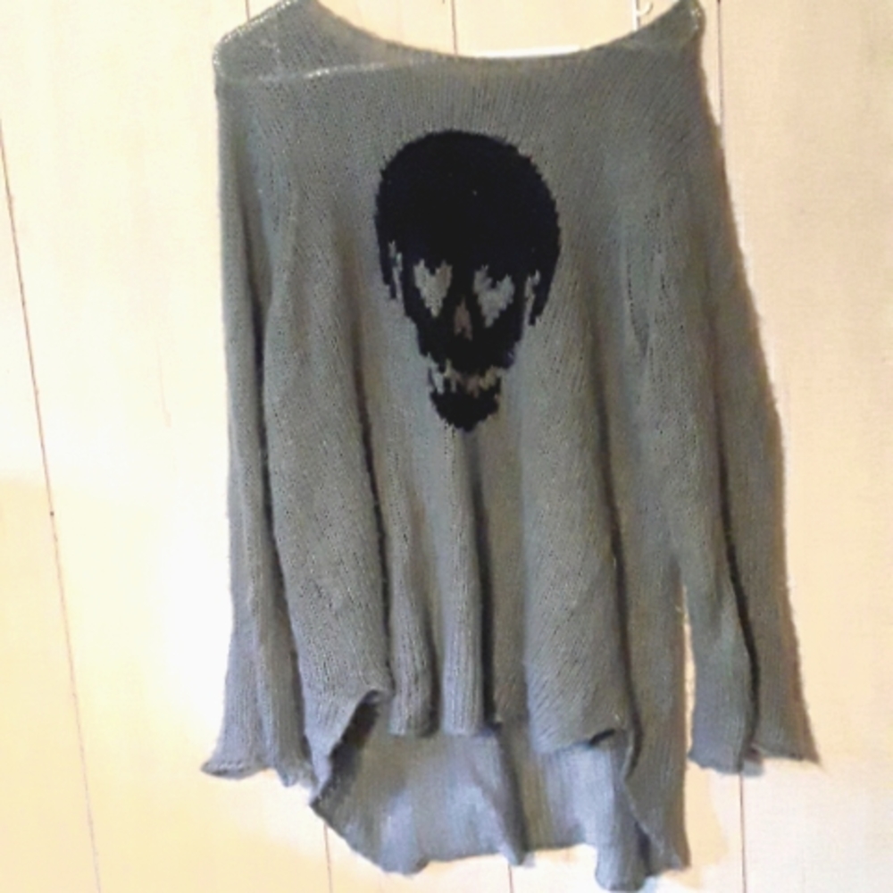 Oversized goth sweater